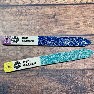 Garden Plant Markers Wildflowers Peace Love Butterflies