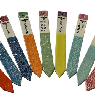 Personalized Garden Gift | Vegetable and Herb Marker | Plant Stake | Garden Marker | Custom Ceramic Garden Decor | Gardening Gift