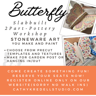 Butterfly Hand building Pottery Workshop