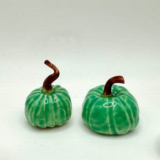 Tiny Ceramic Pumpkins Handcrafted Handformed