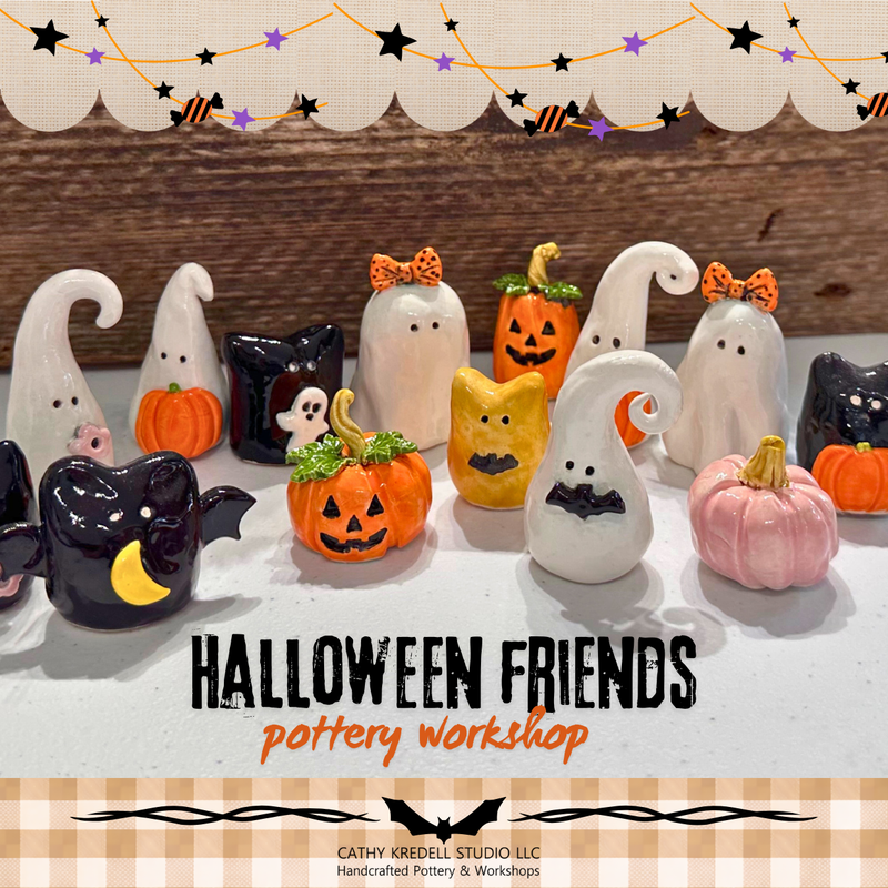 Halloween Friends Pottery Workshop