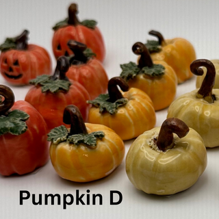 Mini Ceramic Pumpkins