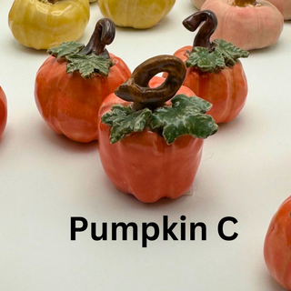 Mini Ceramic Pumpkins