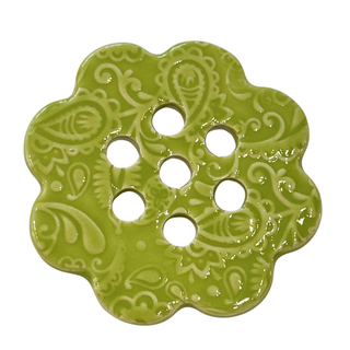 Stoneware Flower Frog for Small Mouth Mason Jar Assorted Colors